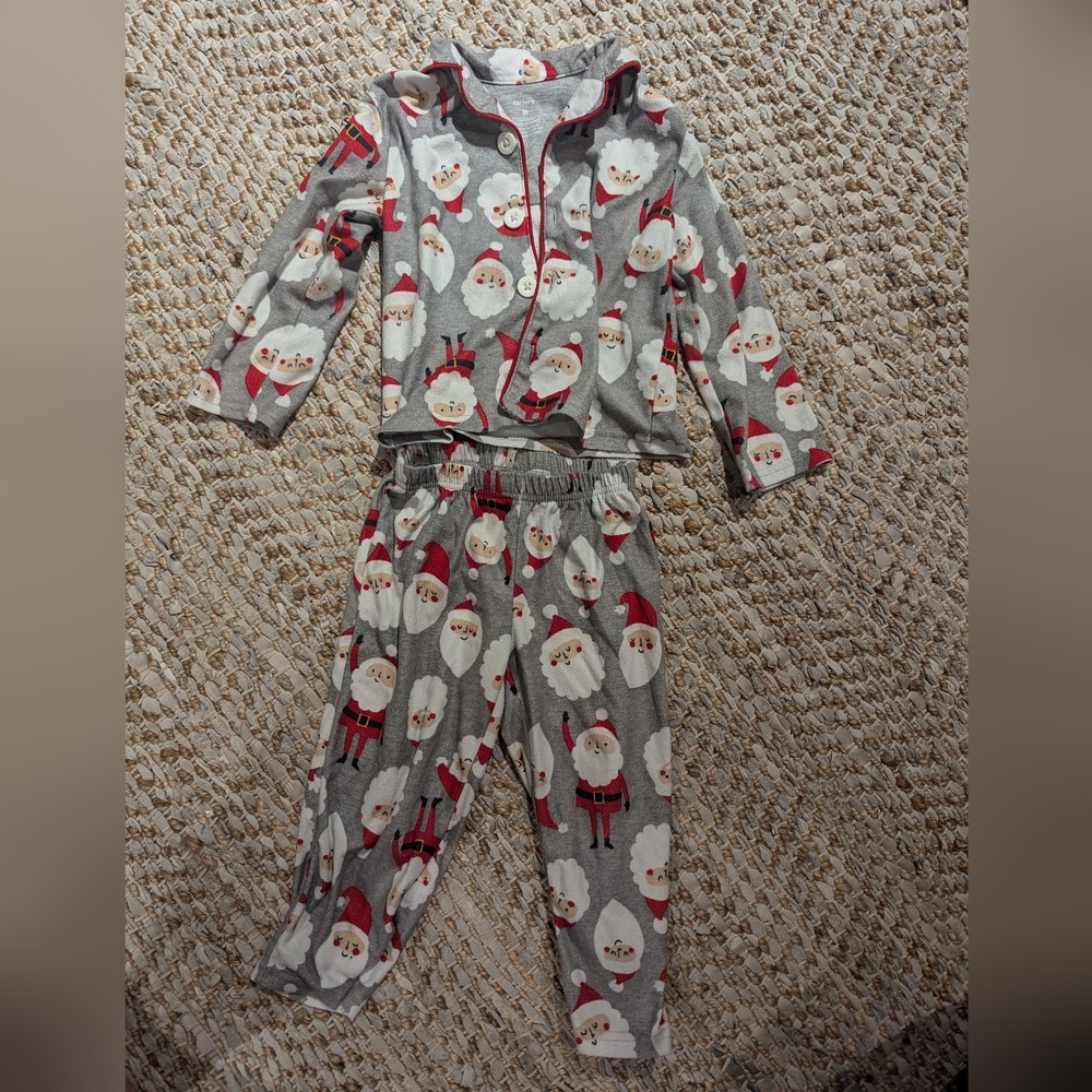 Santa 3T Carter's Pajamas